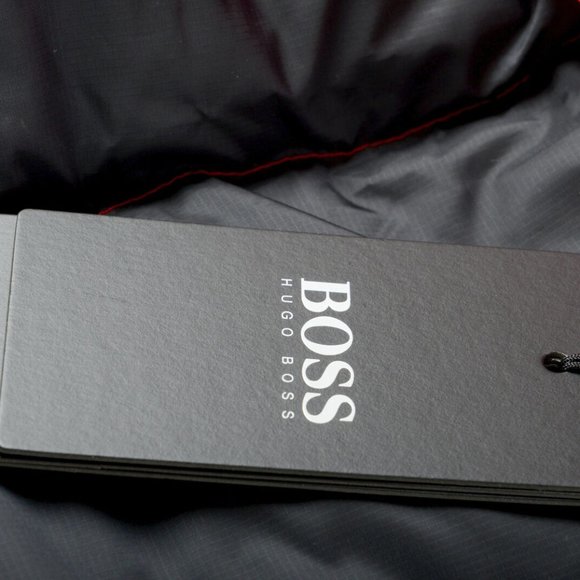 Hugo Boss Men's "Deil" Red Down Parka Jacket - Picture 7 of 8